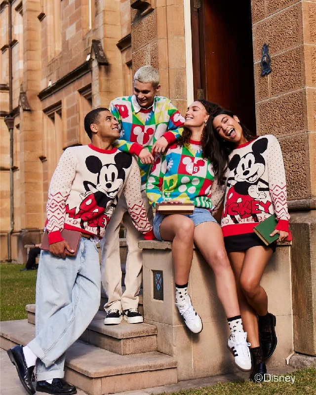 TYPO (BN) "Micky and friends" Christmas jumper! 14-16 Lightweight Hooded Sweatshirt