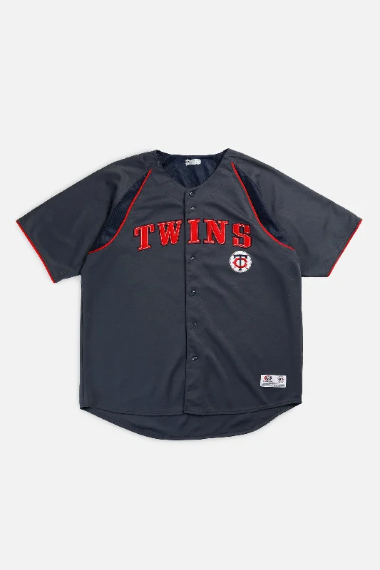 Vintage Minnesota Twins MLB Jersey - XL Trendy Sweatshirt Hoodie