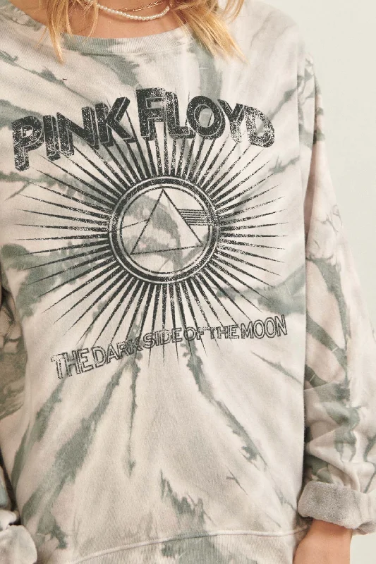 Pink Floyd Tie-Dye Graphic Sweatshirt Hoodie Sweatshirt Chic