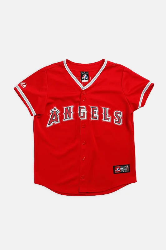 Vintage Los Angeles Angels MLB Jersey - Women's S Hoodie Sweatshirt for Fall