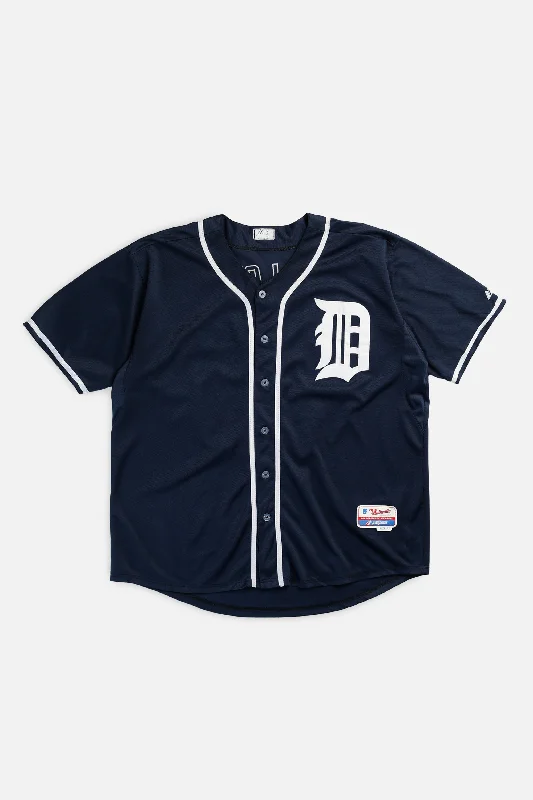 Vintage Detroit Tigers MLB Jersey - XL Comfy Pullover Sweatshirt