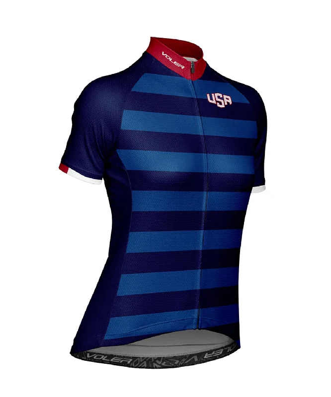 W. PELOTON RACE JERSEY - USACF Zip-up Sweatshirt Look