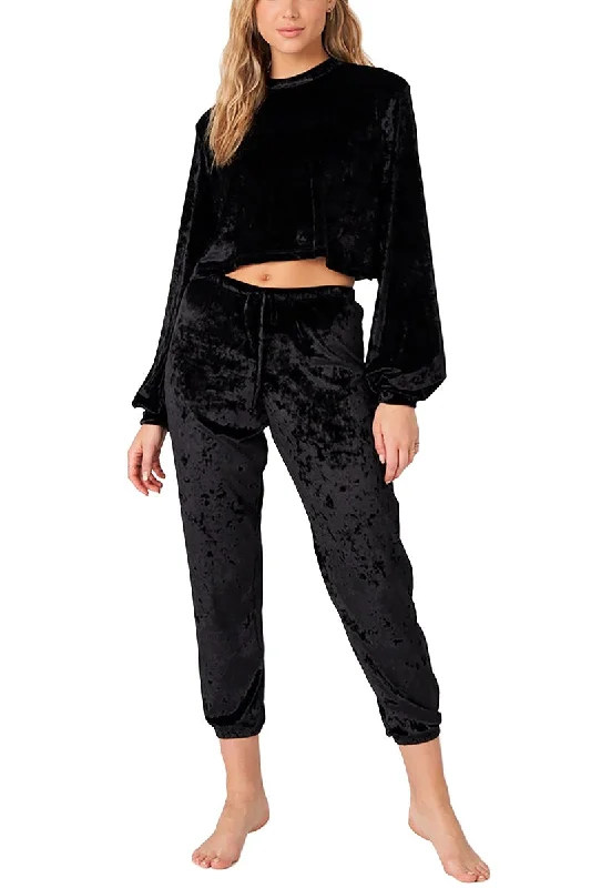 Onzie Velvet Crop Top 3823 Women’s Hoodie Pullover