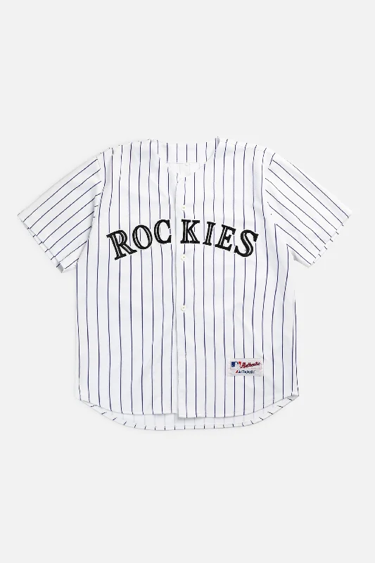 Vintage Colorado Rockies MLB Jersey - XL Hoodie Sweatshirt Set