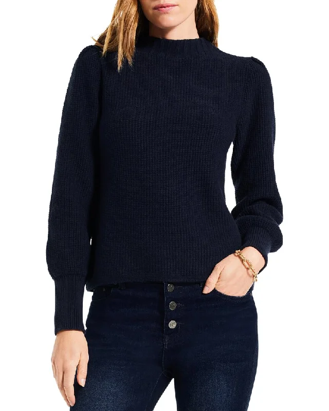 Nic+Zoe Waffle Stitch Sweater Holiday sweaters