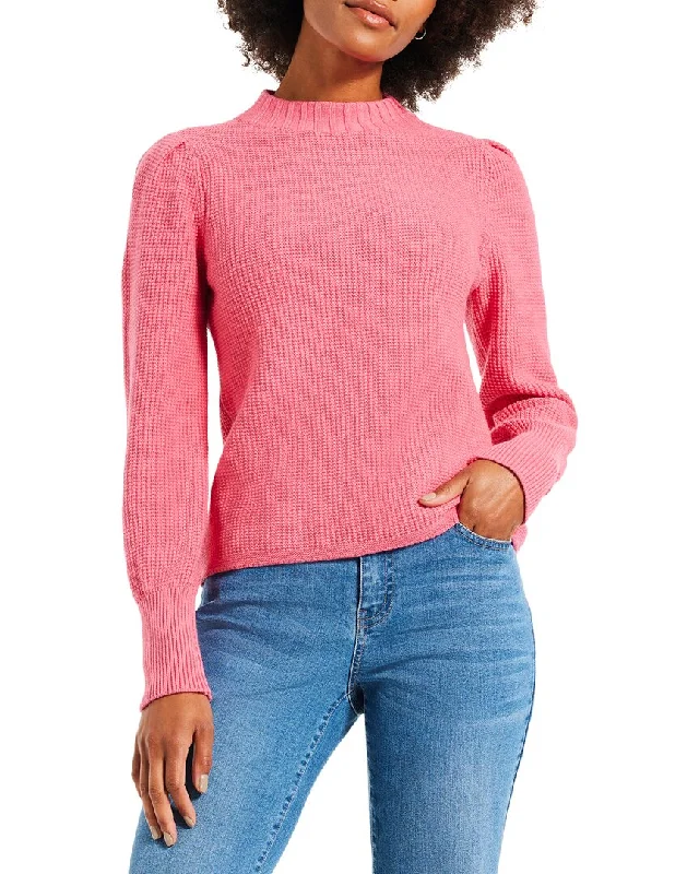 Nic+Zoe Petite Waffle Stitch Sweater Budget-friendly sweaters