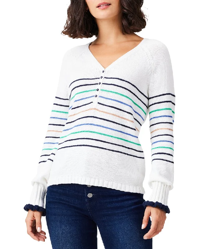 Nic+Zoe Maritime Stripe Sweater Best sweaters for winter