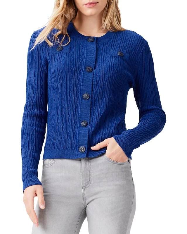 Nic+Zoe Textured Snap Cardigan Best sweaters for fall