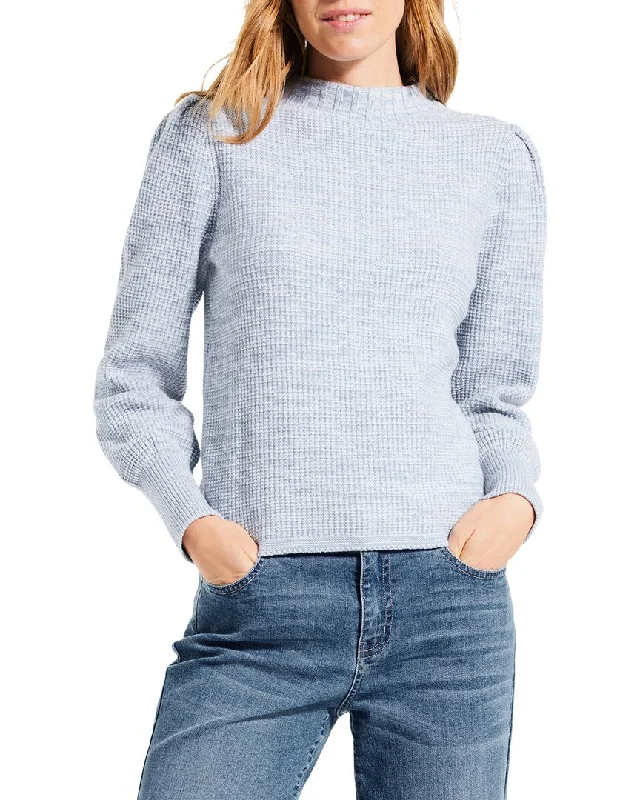 Nic+Zoe Petite Waffle Stitch Sweater Warm sweaters