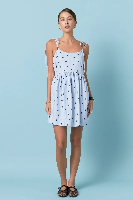 Polka Dot Sleeveless Mini Dress Zara mini dresses