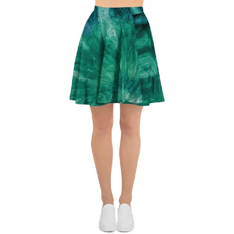 Olive Green Tie Dye Women's Skirt Wrap unclassified skirts