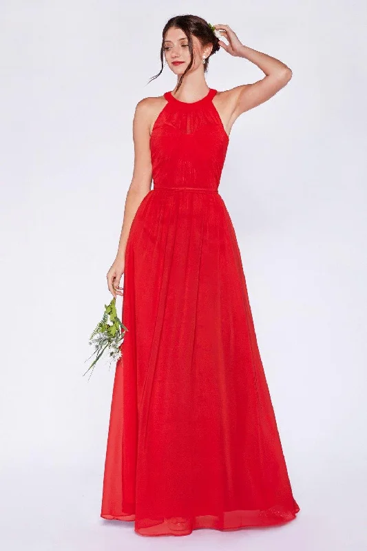 Cinderella Divine CD1469 Bridesmaid Long Dress Halter Formal ASOS maxi dresses