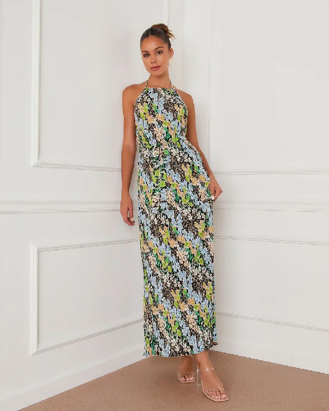 Essence Belted Maxi Dress Women's maxi dresses