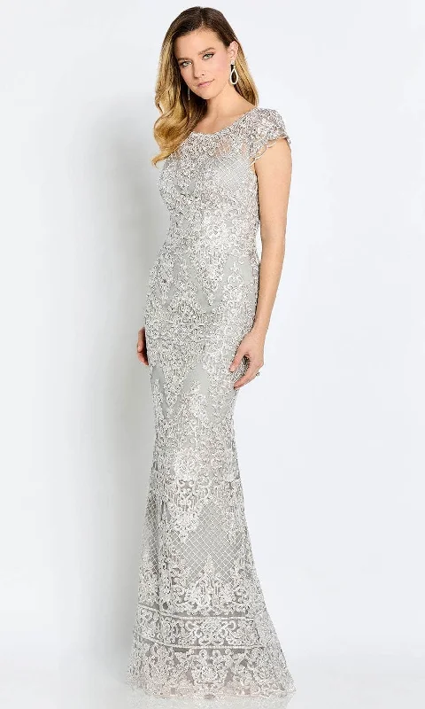 Cameron Blake CB105 - Cap Sleeve Sequin Lace Evening Gown Best party dresses for wedding guests