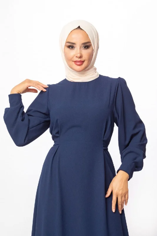 Azra Navy Dress A-line unclassified dresses