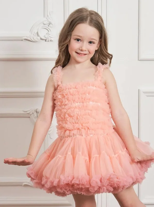 Ballerina Girl Baby Girl Dress in Pink Gradient Formal unclassified dresses