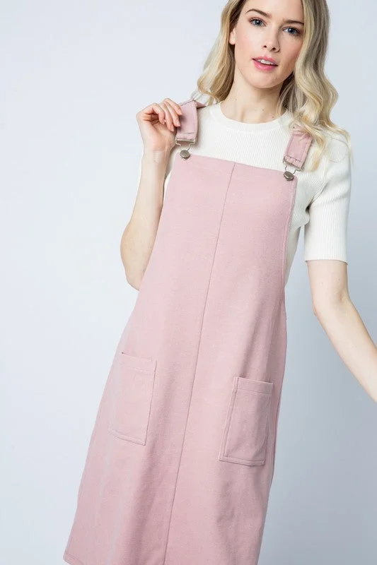 Carlynn Overall Dress in Sweet Pea High-end unclassified dresses