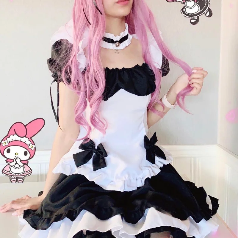 cosplay bow maid dress suit YV43769 Beaded unclassified dresses