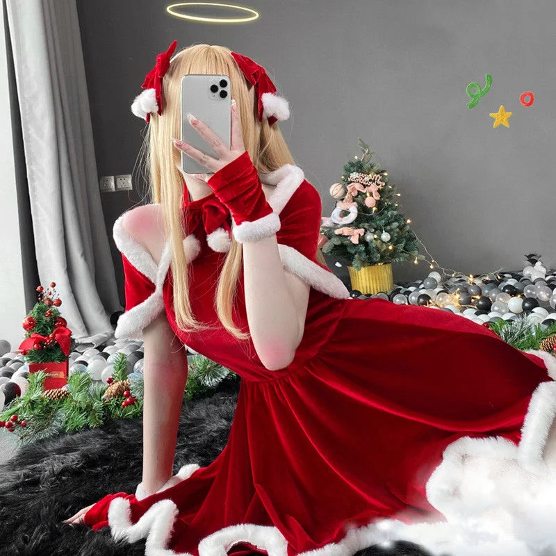 cosplay maid christmas dress suit yv30420 Casual chic unclassified dresses