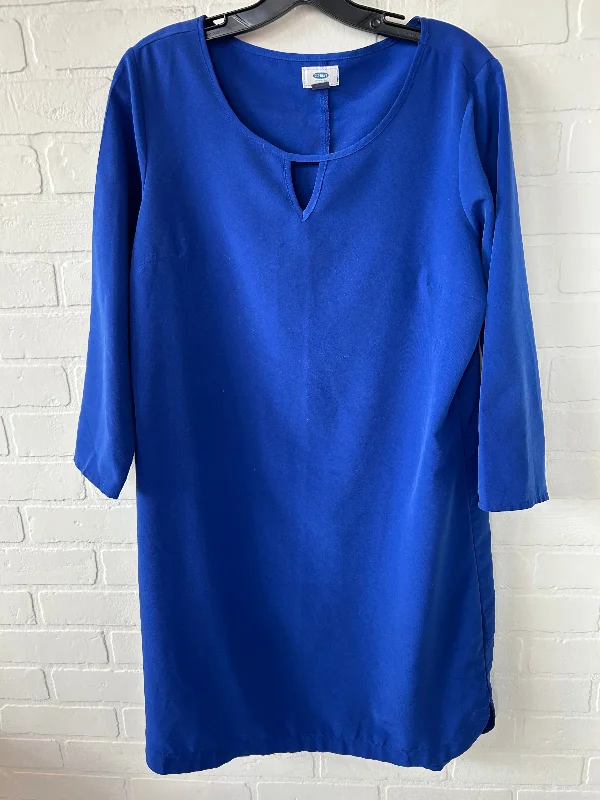 Dress Work By Old Navy In Blue, Size: M Summer unclassified dresses