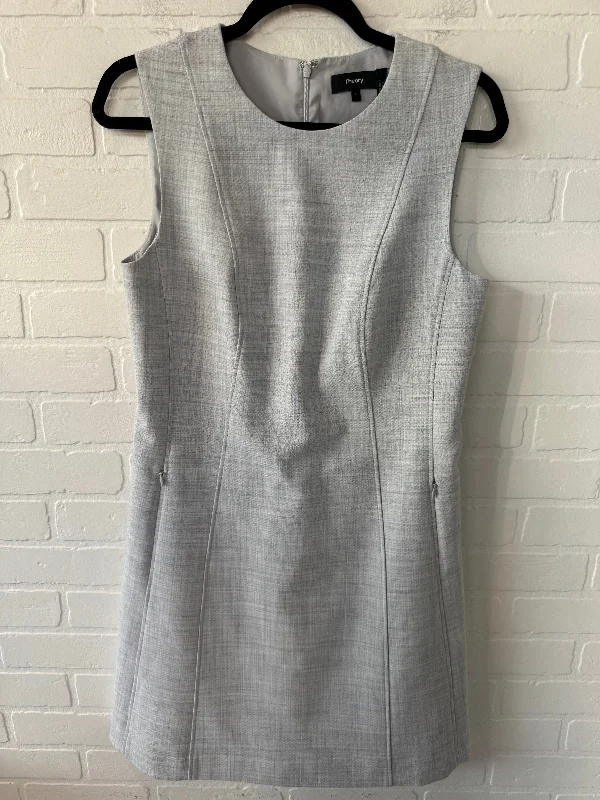 Dress Work By Theory In Grey, Size: M Backless unclassified dresses