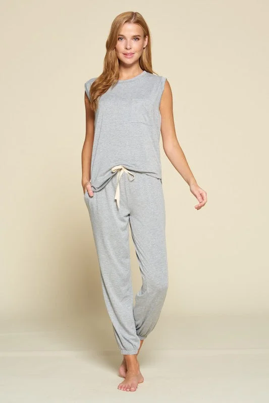 Hailey Lounge Set in Gray High-low unclassified dresses