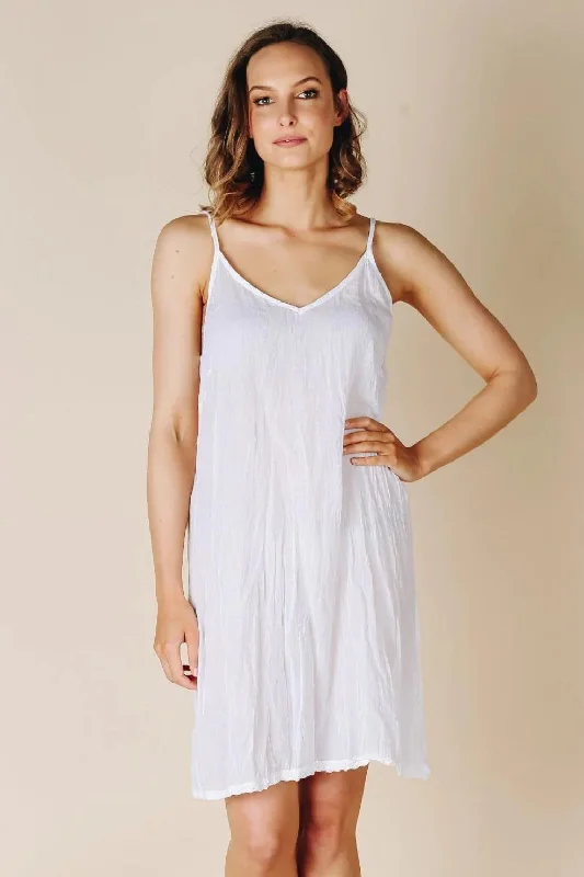 Ibiza Slip | White Pastel unclassified dresses