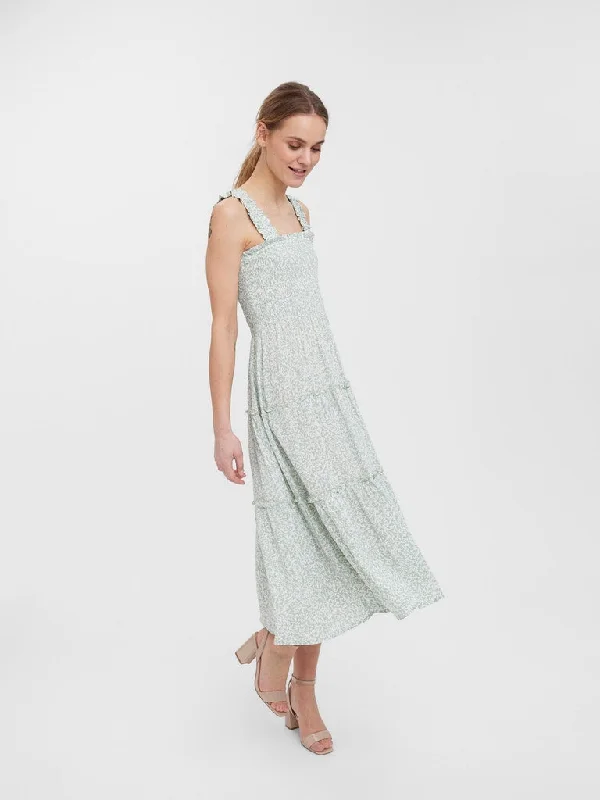 Jenny Sleeveless Smock Calf Dress Beaded unclassified dresses