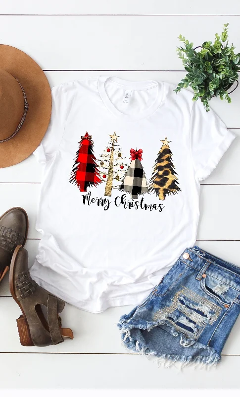 Merry Christmas Graphic Tee Lace unclassified dresses