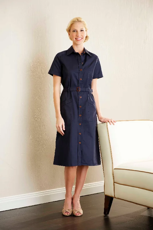 Mimosa Housekeeping Dress Navy Everyday wear unclassified dresses