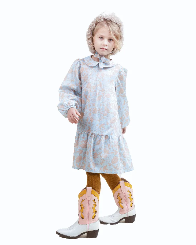 PAADE MODE "ALPENGLOW"  Cotton Snowbell Blue Dress Breathable unclassified dresses