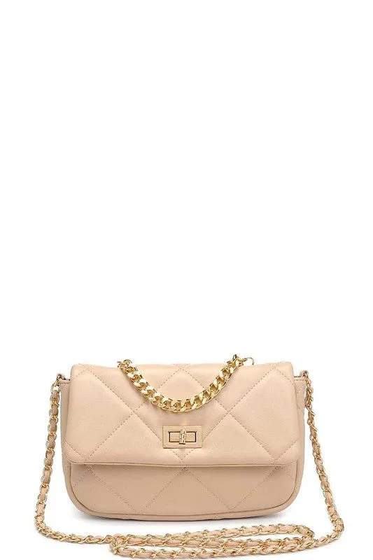 Rosetta Crossbody Bag in Beige Elegant evening unclassified dresses