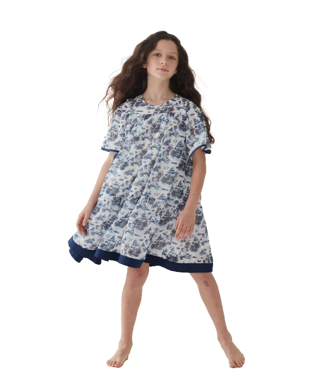 THE MIDDLE DAUGHTER SS24 FLOAT YOUR BOAT Dress in WILLOW Chiffon unclassified dresses