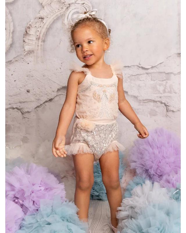 TUTU DU MONDE Autumn 2024 Bebe GOLDEN ORNAMENT ONESIE Budget-friendly unclassified dresses