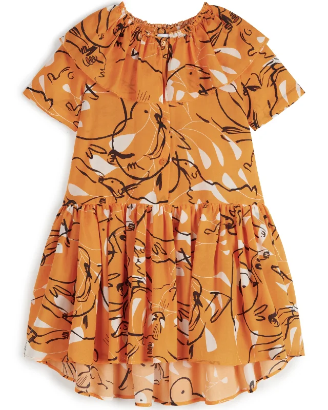 WOLF AND RITA "An Ode To Summer" GRAÇA MOBILES DRESS Fall unclassified dresses