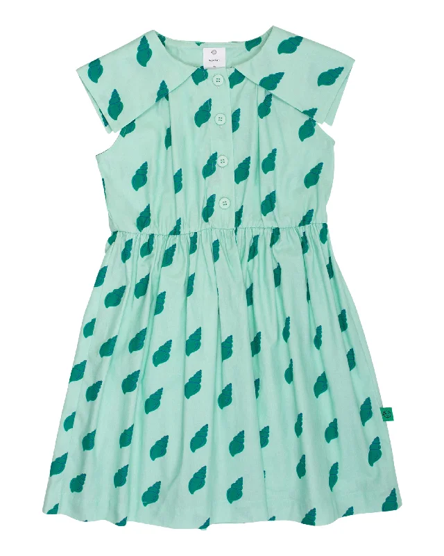 WYNKEN Sail Collar Sundress in Verdant Green Pastel unclassified dresses