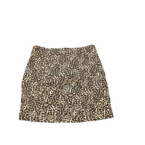 Animal Print Skirt Mini & Short Free People, Size 2 Mini Skirt Party