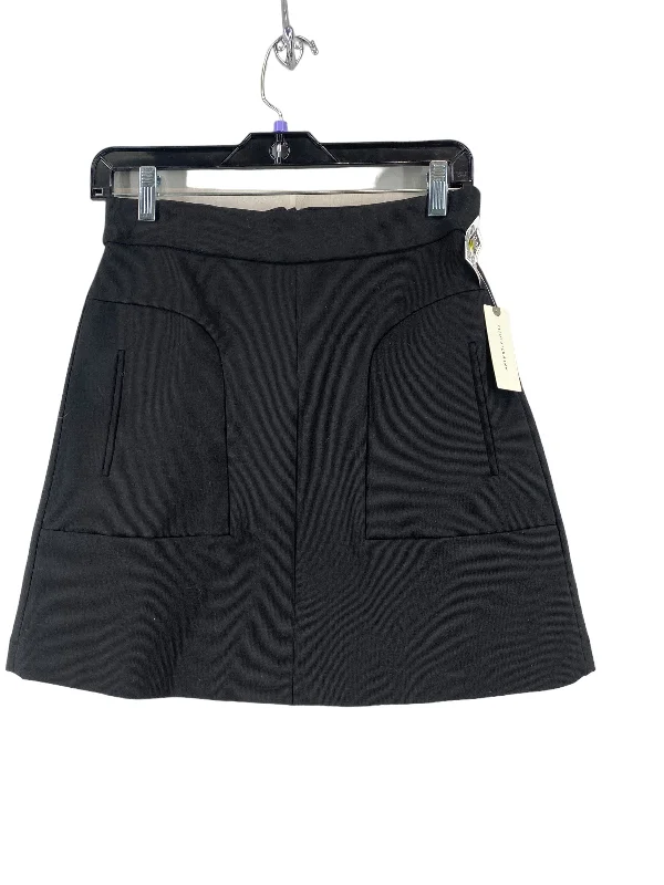 Black Skirt Mini & Short Maeve, Size 4 Sleek Mini Skirt