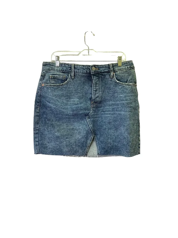 Blue Denim Skirt Mini & Short By Old Navy, Size: 12 Black Mini Skirt