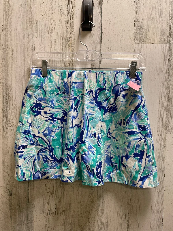 Blue Skirt Mini & Short Lilly Pulitzer, Size Xs Pleated Mini Skirt