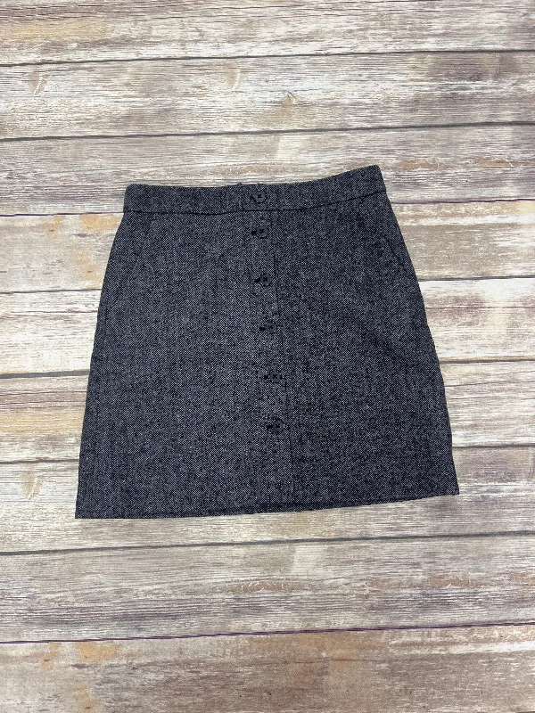 Grey Skirt Mini & Short J. Crew, Size 0 Elegant Mini Skirt