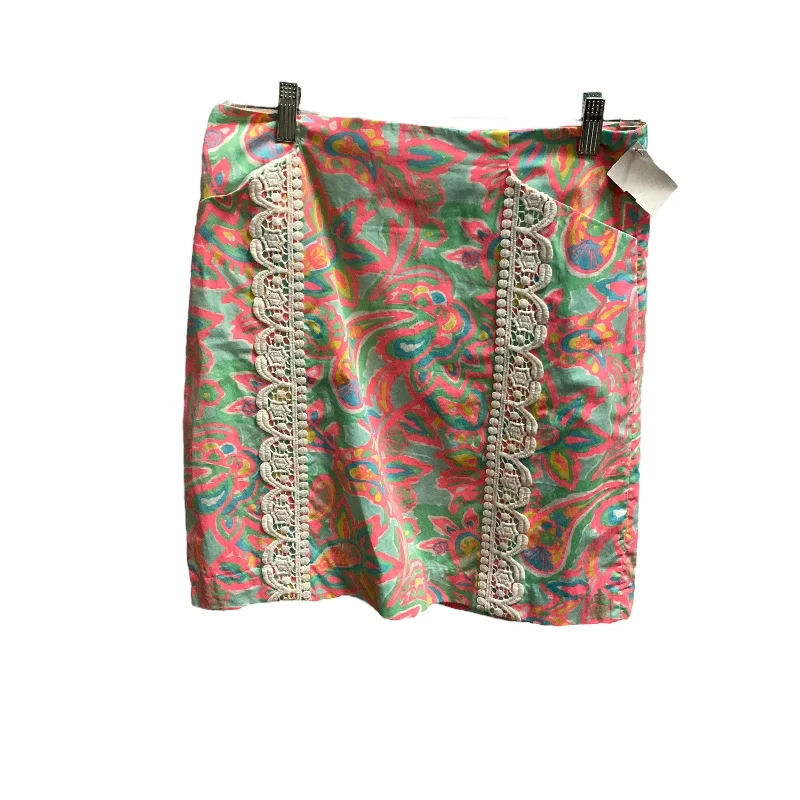 Multi-colored Skirt Mini & Short Lilly Pulitzer, Size 4 Cozy Denim Mini Skirt