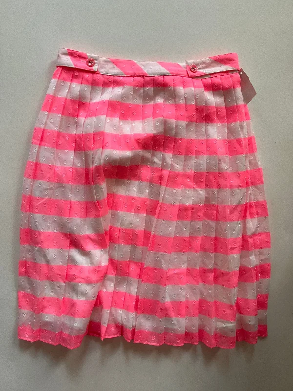 Pink Skirt Mini & Short Lilly Pulitzer, Size 2 Colorful Mini Skirt