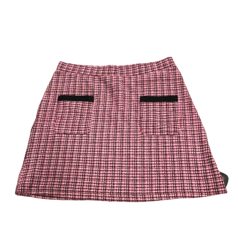 Pink Skirt Mini & Short Zara, Size L Front Pocket Mini Skirt