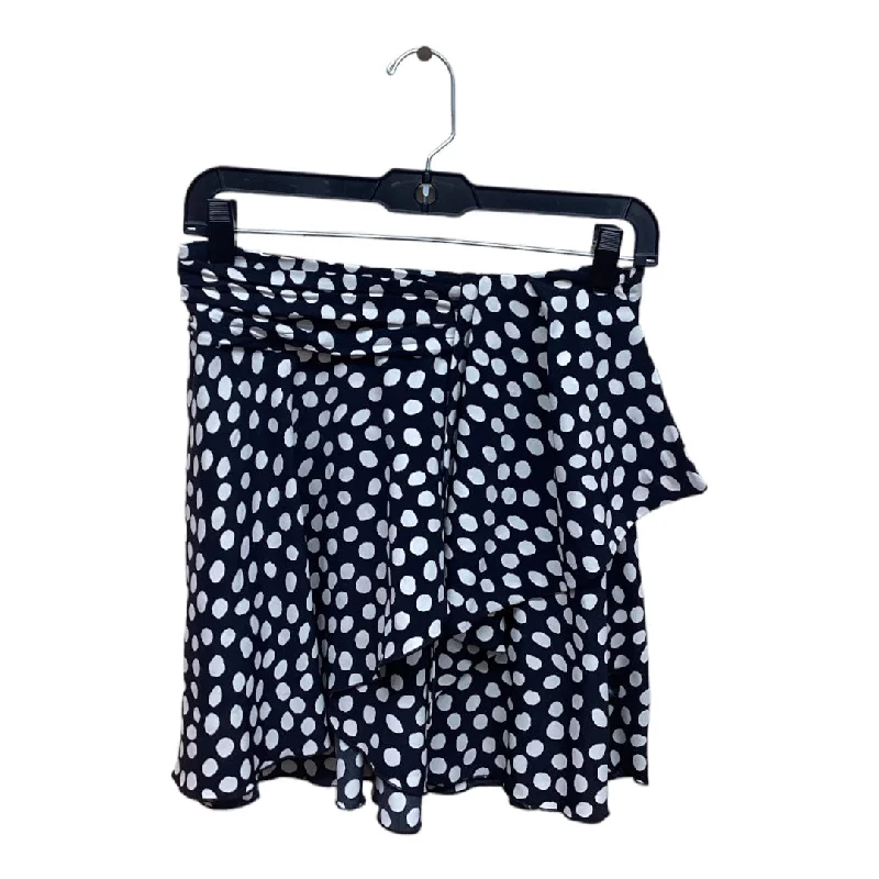 Polkadot Pattern Skirt Mini & Short Zara, Size S Lace-up Mini Skirt