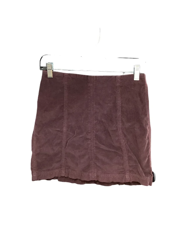 Purple Skirt Mini & Short Free People, Size S Mini Skirt Dress