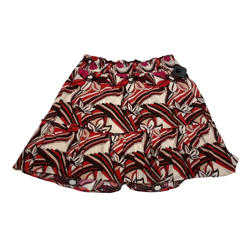 Red Skirt Mini & Short Anthropologie, Size S Retro Mini Skirt