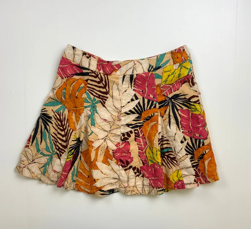 Tropical Print Skirt Mini & Short Forever 21,   Size: Large Trendy Mini Skirt