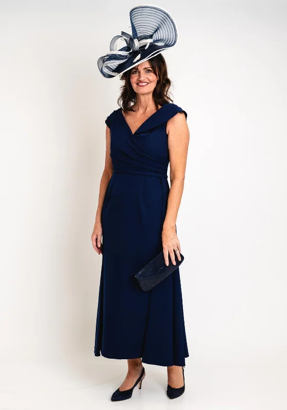 Veni Infantino Overskirt Maxi Dress, Navy Colorful Maxi Skirt