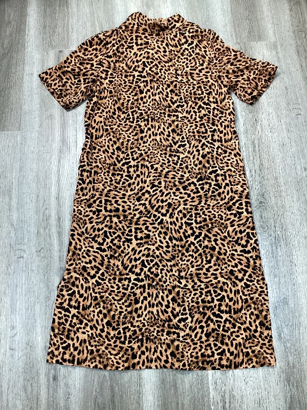 Dress Casual Midi By Chicos In Leopard Print, Size: L Fashion Midi Skirt